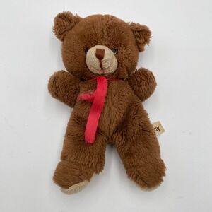Vintage Russ‎ Brown Teddy Bear 9" Plush Toy Small Stuffed Animal Collectible